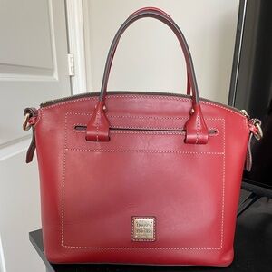 Dooney & Bourke Red Domed Satchel